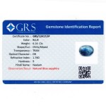 Blue Sapphire – 6.16 Carats (Ratti-6.80) Neelam